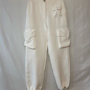 Wilfred Aritzia Cream Cargo Pants
